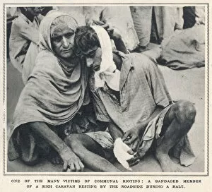 Images Dated 19th October 2016: Victims of communal rioting during the Partition of India