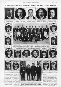R101 Gallery: Victims of the R101 airship disaster