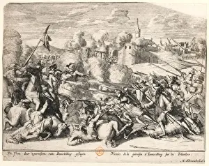Victoire Prints: Victoire de la Garnison D?Inniscilling fur les Irlandois