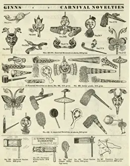 Victor G Ginn catalogue, Carnival Novelties