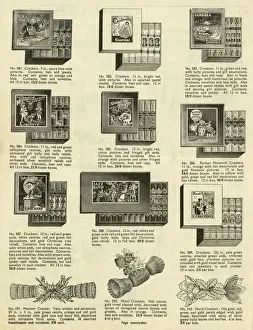 Cracker Prints: Victor G Ginn catalogue, Christmas Crackers