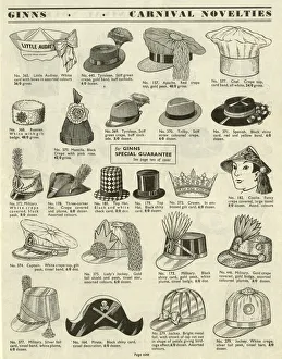 Tassel Collection: Victor G Ginn catalogue, Novelty Party Hats