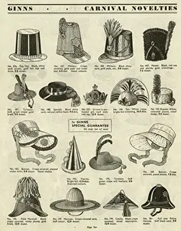 Victor G Ginn catalogue, Novelty Party Hats