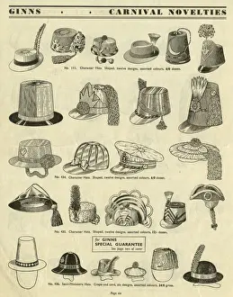Victor G Ginn catalogue, Novelty Party Hats