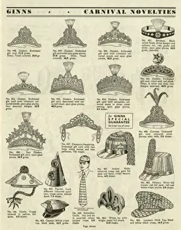 Victor G Ginn catalogue, Novelty Party Hats and Diadems