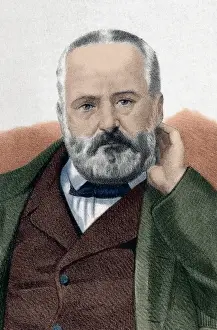 Victor Hugo (1802-1885). French poet, novelist, and dramatis