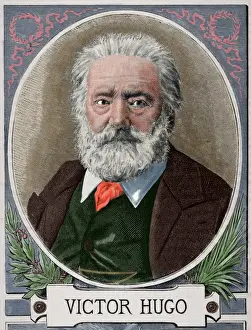 Victor Hugo (1802-1885). French poet, novelist, and dramatis