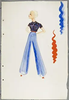 Waisted Prints: Victor Stiebel Trousers