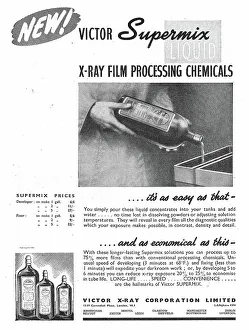 X Ray Prints: Victor X-Ray. Victor Supermix Developing Solution