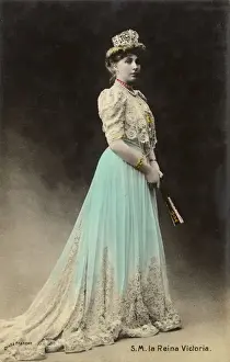 Turquoise Prints: Victoria Eugenie of Battenberg, Queen Consort of Spain