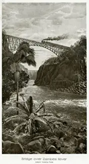 Falls Prints: Victoria Falls Bridge crossing the Zambezi River