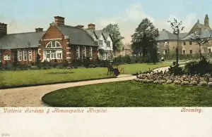 Bromley Prints: Victoria Gradens & Homeopathic Hospital, Bromley