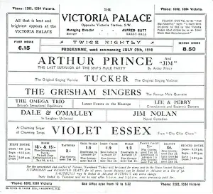 Bills Prints: Victoria Palace Theatre programme