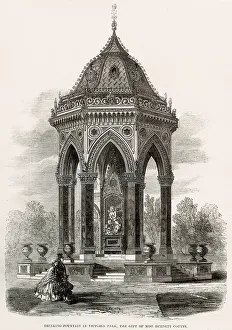 Donated Prints: Victoria Park, Water Fountain