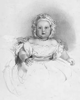 Chubby Prints: Victoria, Princess Royal, aged 5 months