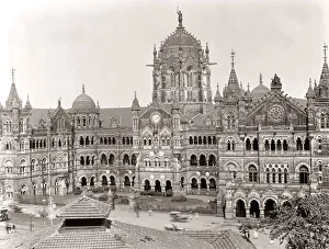 Victoria Station Bombay, Mumbai, India, c. 1890 s