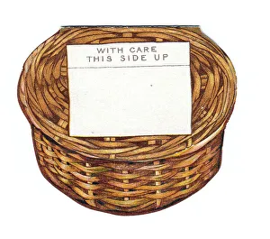 Victorian 1890s Card Greetings Round Circular