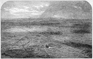 Victorian Birds Eye View Burial Death Customs