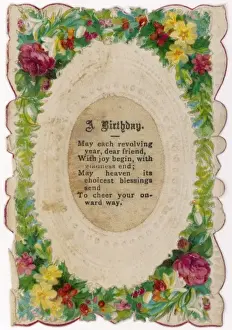 Victorian Birthday Card