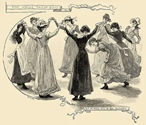 Partner Prints: Victorian Children's Games
