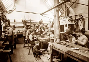A Victorian factory or workshop