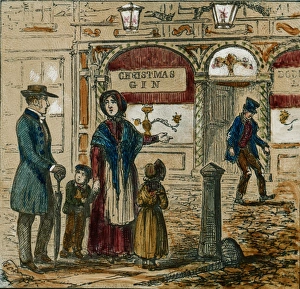 Victorian family with drunkard husband Victorian family with drunkard husband