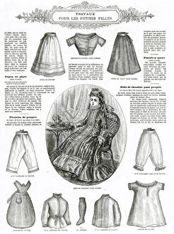 Blouse Collection: Victorian girl's clothing 1875