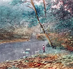 Victorian illustration from the song / poem Annie Laurie