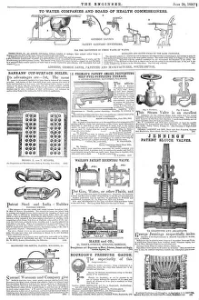 Engineering Collection: Victorian inventions in The Engineer