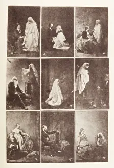 Spooky Prints: Victorian Men and Women with spirits