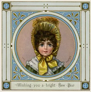 Manley Prints: Victorian New Year card