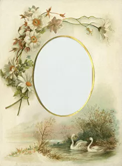Images Dated 18th April 2016: Victorian Photo Album - oval frame