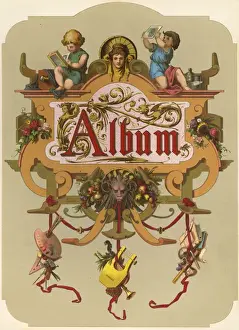 Cherub Prints: Victorian Photo Album - title page
