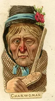 Victorian Scrap -- Charwoman