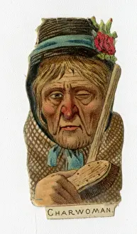 Victorian scrap - charwoman