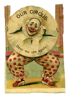 Images Dated 23rd August 2017: Victorian Scrap - Circus Clown