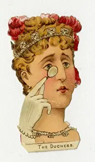 Lorgnette Prints: Victorian scrap - The Duchess