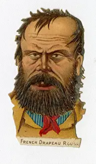 Difficult Prints: Victorian scrap - French drapeau rough