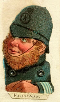 Victorian Scrap -- Policeman