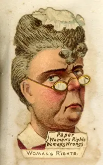 Victorian Scrap - Political Types - Womans Rights