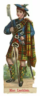 Images Dated 11th September 2017: Victorian Scrap - Scottish Clan MacLachlan