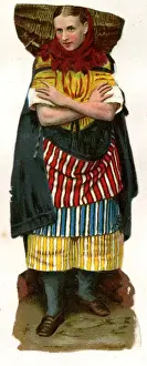 Victorian Scrap, Scottish Fishwife