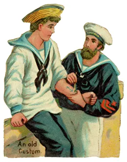 Anchor Collection: Victorian Scrap - Tattooing - an old custom