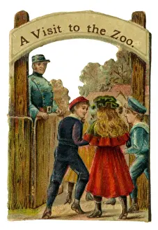 Victorian Scrap - A Visit to the Zoo