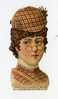 Daring Prints: Victorian scrap - Wanted a chappie with some go in him