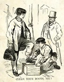 Brush Collection: Victorian Shoe Shine - Clean Your Boots, Sir?