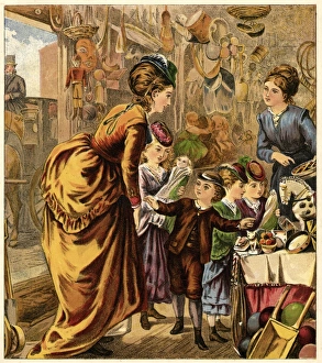 Images Dated 14th August 2012: Victorian Toy Shop