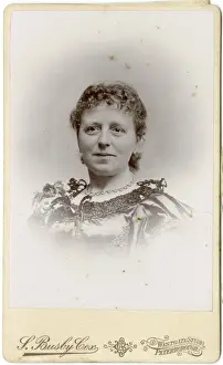 Victorian woman, head and shoulders portrait