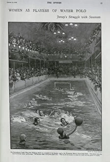 Athletes Collection: Victorian women playing water polo