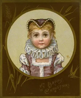 Victorian Xmas card